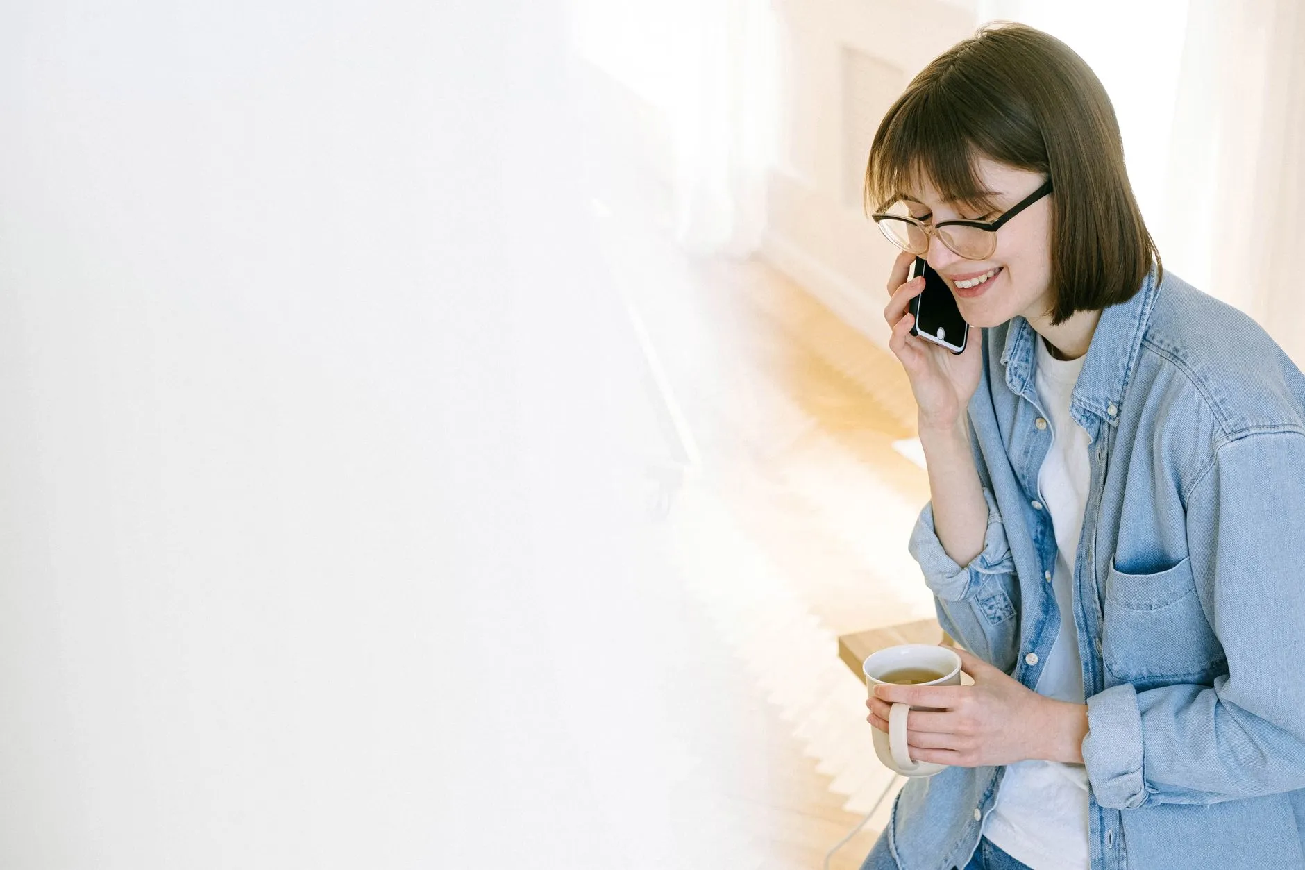 A quiet moment of connection and support.